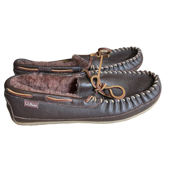 L.L. Bean | Shoes | Ll Bean Mens Shearling Lined Leather  display picture 3